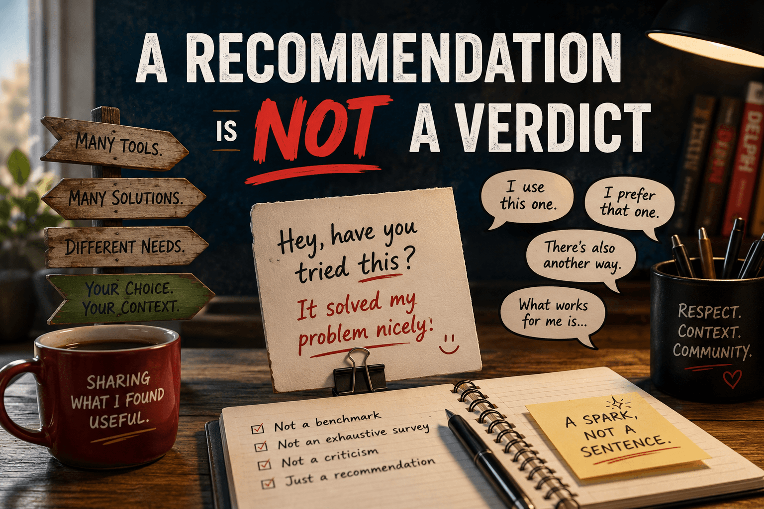 A Recommendation Is Not a Verdict